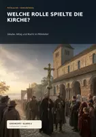 Vorschau - Arbeitsblätter - Materialpaket Mittelalter: Burgen, Ritter, Kirche, Alltag, Klasse 6 - Seite 1