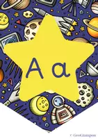 Προεπισκόπηση - Flashcards - Η Διαστημική μου Αλφαβήτα - Σελίδα 1