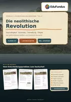 Vorschau - Stundenentwürfe - Steinzeit 5/6: Neolithische Revolution - Deckblatt
