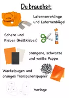 Vorschau - Mal- und Bastelvorlagen - Laterne Fuchs - Seite 3