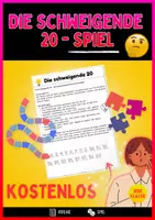 Vorschau - Spiele - Die schweigende 20 - kreatives Spiel für Vertretung KOSTENLOS! - Deckblatt