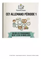 Aperçu - Préparation de séquence / Séquence complète - CE1 Allemand Période 1 complète - Page 1