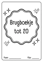 Voorbeeld - Brugboekje tot 20 | Optellen en Aftrekken met Brug - Voorblad
