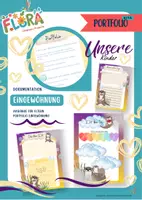Vorschau - Merkblätter - Portfolio Doku Eingewöhnung A4 - Deckblatt