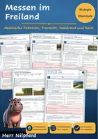 Vorschau - Arbeitsblätter - Ökologie: Freilandpraktikum – Messen im Freiland (Biologie Oberstufe) - Deckblatt