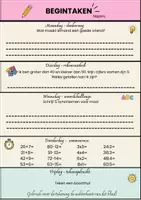 Voorbeeld - 200 begintaken (dagstarters) groep 5 - Pagina 1