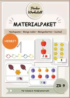 Vorschau - Arbeitsblätter - Materialpaket: ZR10 - HERBST/OBST - TEACCH Klettaufgabe - Klettmappe - Deckblatt