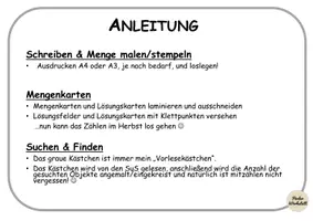 Vorschau - Arbeitsblätter - Materialpaket: ZR10 - HERBST/OBST - TEACCH Klettaufgabe - Klettmappe - Seite 2