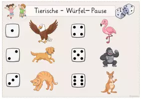 Vorschau - Spiele - Tierische-Würfel-Pause - Bewegung im Klassenzimmer - Seite 3