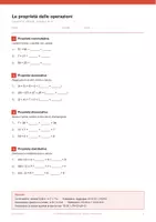 anteprima - Esercizi - 🔢 Le proprietà delle operazioni classi 3-5: 10 schede - Pagina 2