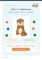 Vorschau - Arbeitsblätter - Ottis Einmaleins-Reise - Deckblatt