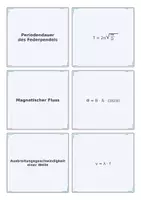 Vorschau - Spiele - Physik-Merkspiel: Physikalische Größen & Formeln – Oberstufe | 24 Kärtchen - Seite 3