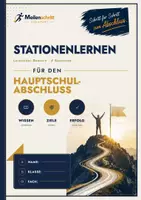 Vorschau - Arbeitsblätter - Stationenlernen Deutsch – Lernzirkel zum Hauptschulabschluss | Klasse 9 BW | Meilenschritt - Deckblatt