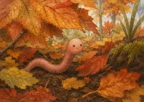 Vorschau - Bildkarten - Kamishibai Herbstgeschichte Regenwurm Rudi entdeckt Herbst - Seite 2