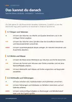 Vorschau - Arbeitsblätter - Volumen Masse Dichte Fachrechnen Berufsschule 2. Ausbildungsjahr Arbeitsblätter - Seite 2