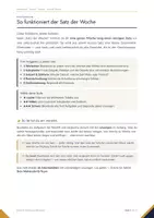 Vorschau - Arbeitsblätter - Satz der Woche Deutsch – wöchentliches Grammatiktraining zum HSA | Klasse 9 BW | Meilenschritt - Seite 3