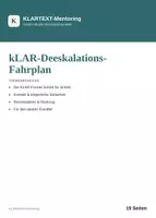 Vorschau - Fördermaterial/Inklusion - kLAR-Deeskalations-Fahrplan: Gratis Spickzettel - Deckblatt