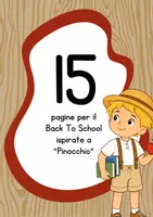 anteprima - Altro tipo di materiale - Materiale per l'accoglienza a tema Pinocchio - Pagina di copertina