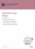Vorschau - Aufgabenkarten - Selbstfuersorge-Bingo für Lehrkräfte - Deckblatt