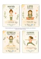 Vista previa - Tarjetas / Manipulativos - Recurso de Tarjetas de YOGA INFANTIL - página 1
