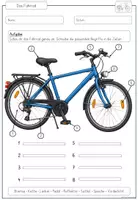 Vorschau - Arbeitsblätter - Das Fahrrad – Bestandteile beschriften | Sachunterricht Klasse 3/4 - Seite 3