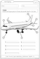 Vorschau - Arbeitsblätter - Das Flugzeug – Bestandteile beschriften | Sachunterricht Klasse 3/4 - Seite 3