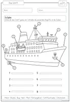 Vorschau - Arbeitsblätter - Das Schiff – Bestandteile beschriften | Sachunterricht Klasse 3/4 - Seite 2