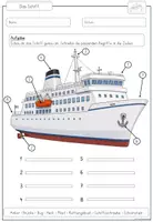 Vorschau - Arbeitsblätter - Das Schiff – Bestandteile beschriften | Sachunterricht Klasse 3/4 - Seite 3