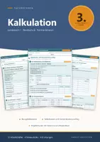 Vorschau - Arbeitsblätter - Kalkulation Fachrechnen Berufsschule 3. Ausbildungsjahr Arbeitsblätter - Deckblatt
