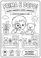 anteprima - Esercizi - Prima e Dopo - Scuola dell'Infanzia 5 anni e Prima Primaria - Pagina di copertina
