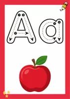 Vorschau - Poster - Buchstaben A-Z | Schwungübungen | Alphabet Aushang | Deko - Seite 1