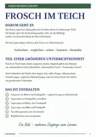 Vorschau - Arbeitsblätter - Lebenszyklus Frosch – Lernposter & Legeaktivitäten - Seite 1