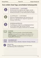Vorschau - Arbeitsblätter - Allerheiligen & Allerseelen – Arbeitsheft Klasse 9–10 - Seite 1