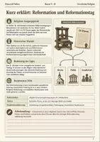 Vorschau - Arbeitsblätter - Reformationstag Arbeitsheft Klasse 9–10 - Seite 1