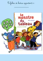 Aperçu - Feuilles d'exercices - Fiche de lecture suivie "LE MONSTRE DU TABLEAU" - Page de couverture