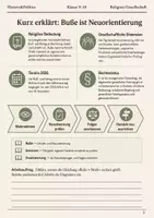 Vorschau - Arbeitsblätter - Buß- und Bettag Arbeitsheft Klasse 9–10 - Seite 1