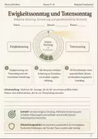 Vorschau - Arbeitsblätter - Ewigkeitssonntag & Totensonntag Arbeitsheft 9–10 - Deckblatt