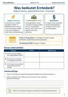 Vorschau - Arbeitsblätter - Erntedank Arbeitsheft Klasse 9–10 - Seite 1