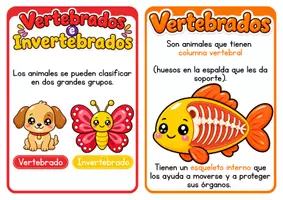 Vista previa - Unidades / Secuencias / Situaciones de Aprendizaje - VERTEBRADOS E INVERTEBRADOS - Portada