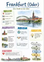 Vorschau - Arbeitsblätter - Lernplakat + AB mit Fragen zum Thema "Frankfurt (Oder)" + Lösungsblatt + Infografik - Deckblatt