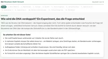 Vorschau - Interaktives Material - Meselson-Stahl-Versuch interaktive Lerndatei - Seite 1