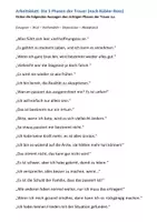 Vorschau - Arbeitsblätter - Phasen der Trauer Kübler-Ross - Seite 1
