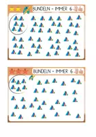 Aperçu - Inclusion - Cartes à compter jusqu'à 6 | Regrouper les quantités, 3 niveaux – maternelle dès 4 ans - Page 3