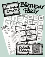 Vista previa - Hojas de trabajo - «BirthdayParty» Reto de lógica en inglés | 3.º Primaria - Portada