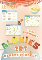 Aperçu - Inclusion - Cartes à compter jusqu'à 7 | Regrouper les quantités, 3 niveaux – maternelle dès 5 ans - Page de couverture