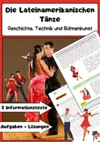 Vorschau - Arbeitsblätter - Die Lateinamerikanischen Tänze - Deckblatt