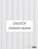Vista previa - Refuerzo / NEE / Materiales de apoyo - Legislación ORIENTACIÓN EDUCATIVA - Portada