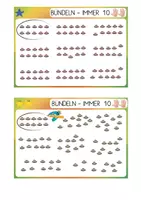 Aperçu - Inclusion - Cartes à compter jusqu'à 10 | Regrouper les quantités, 3 niveaux – maternelle dès 5 ans - Page 1