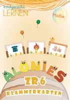 Aperçu - Inclusion - Cartes à pince – Associer quantités et nombres jusqu'à 6 | Motricité fine, maternelle dès 4 ans - Page de couverture