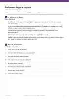 anteprima - Esercizi - 🎃 Halloween: leggo e capisco, 4 letture con soluzioni - Pagina 3